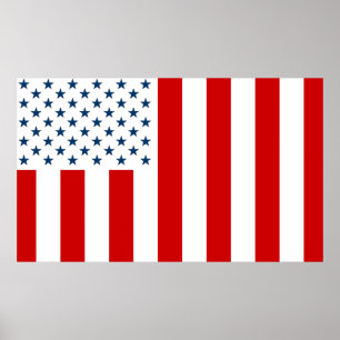 米国の平和国旗 ポスター