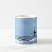 米国の弾道ミサイル潜水艦 – SSBN-730マグカップ コーヒーマグカップ (中央)