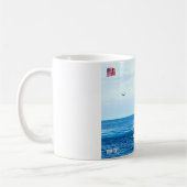 米国の弾道ミサイル潜水艦 – SSBN-730マグカップ コーヒーマグカップ (左)