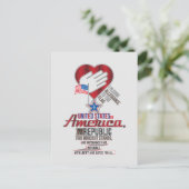 米国の忠誠の誓い ポストカード (スタンド正面)