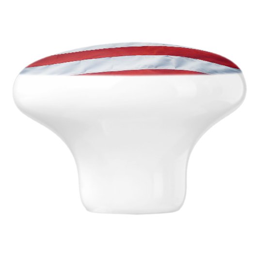 米国の愛国国旗 – アメリ誇りを持ったカ セラミックノブ (側面)