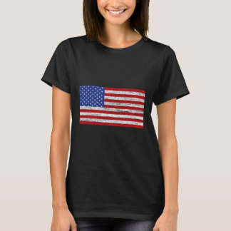 米国の愛国心を持つ7月4日の米国国旗 Tシャツ