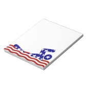米国の愛国的な水泳スポーツ ノートパッド (回転)