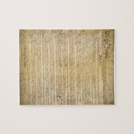 米国の憲法上の自由 – あなたの権利を知りなさい！ ジグソーパズル (横)