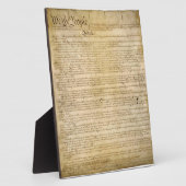 米国の憲法上の自由 – あなたの権利を知りなさい！ フォトプラーク (側面)