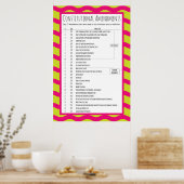 米国の憲法改正 ポスター (キッチン)