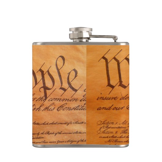 米国の憲法 フラスク (裏面)