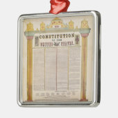米国の憲法 メタルオーナメント (左)