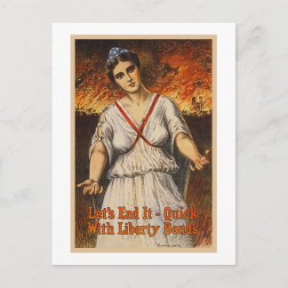 米国の戦時公債は速いWWIのプロパガンダそれを終えよう ポストカード