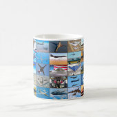 米国の戦略爆撃機の航空機「モンタージュ」 コーヒーマグカップ (中央)