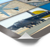 米国の戦略爆撃機の航空機「モンタージュ」 ポスター (コーナー)