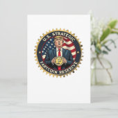 米国の戦略的なFartcoin Reserve暗号トランプおもしろい 案内状 (スタンド正面)
