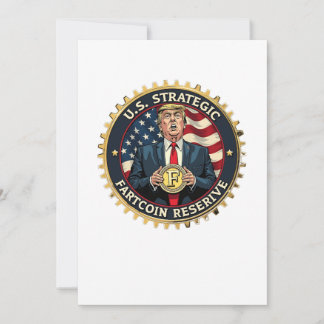 米国の戦略的なFartcoin Reserve暗号トランプおもしろい 案内状