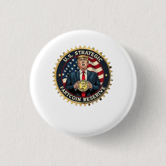 米国の戦略的なFartcoin Reserve暗号トランプおもしろい 缶バッジ