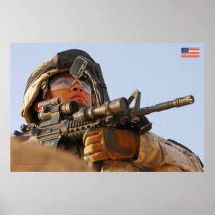 米国の戦闘女性 ポスター