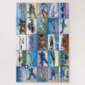 米国の戦闘機 – WORLD WAR 2 "モンタージュ" ジグソーパズル (縦)