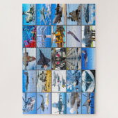 米国の戦闘航空「モンタージュ」 ジグソーパズル (縦)