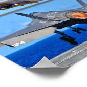 米国の戦闘航空「モンタージュ」 ポスター (角)