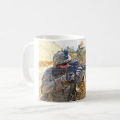 米国の戦闘要員 コーヒーマグカップ (正面左)