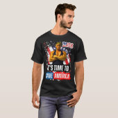 米国の投票2024 Tシャツ (正面フル)