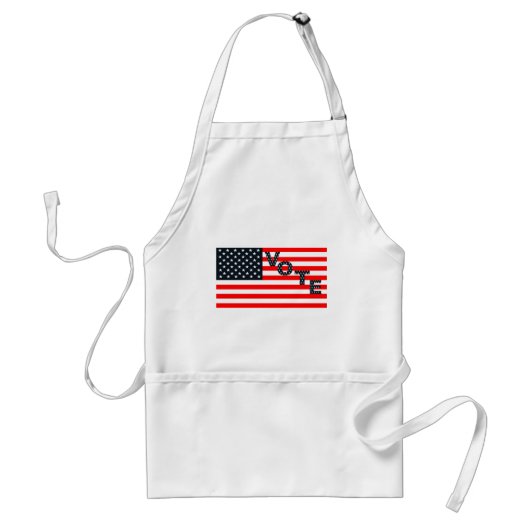 米国の投票 スタンダードエプロン (正面)
