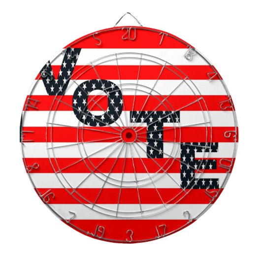 米国の投票 ダーツボード (正面)