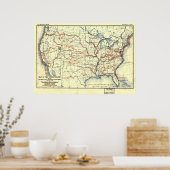 米国の探査経路 ポスター (キッチン)