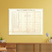 米国の支出分析 キャンバスプリント (インサイチュ (リビング))