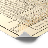 米国の支出分析 ポスター (角)