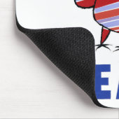 米国の政治の編集されていないヴィンテージ写真オールド美学 マウスパッド (コーナー)