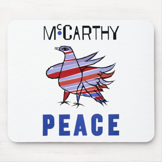 米国の政治の編集されていないヴィンテージ写真オールド美学 マウスパッド (正面)