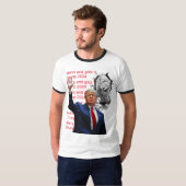 米国の政治シャツデザイン Tシャツ (正面フル)