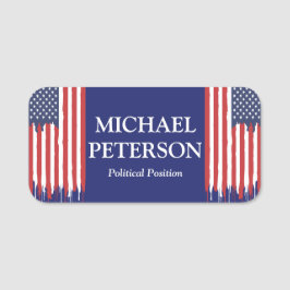 米国の政治絵を描活動 名札