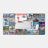 米国の救助航空「モンタージュ」 デスクマット (キーボード&マウス)