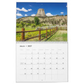 米国の旅行風景カレンダー カレンダー (3月 2027)