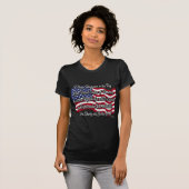 米国の旗との忠誠の帖当 Tシャツ (正面フル)