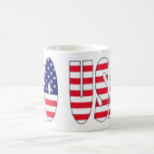 米国の旗のオリンピックのチーム記念品のマグは行きます コーヒーマグカップ (中央)