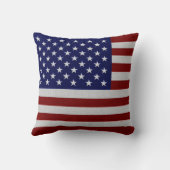 米国の旗のヴィンテージの一見の枕 クッション (裏面)