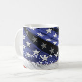 米国の旗の前のサボテンのワシ コーヒーマグカップ (正面左)