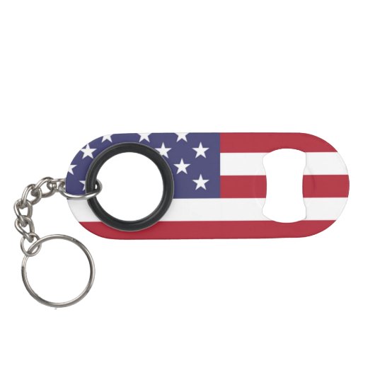 米国の旗 キーホルダー栓抜き (裏面横)