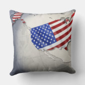 米国の旗 クッション (裏面)