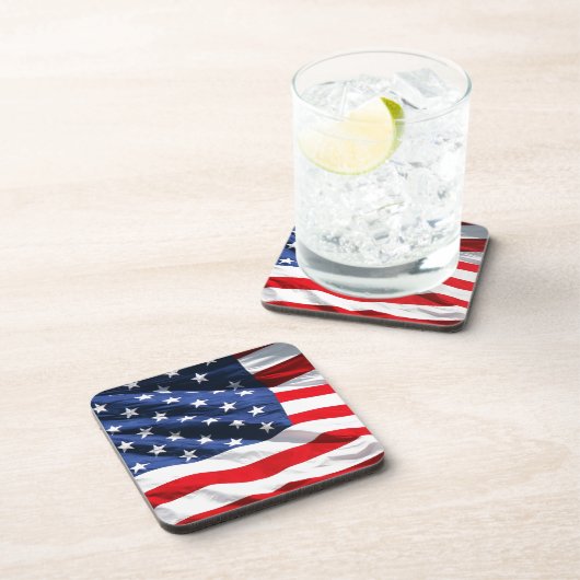米国の旗 コースター (右側)