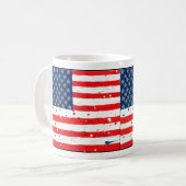 米国の旗 コーヒーマグカップ (正面左)