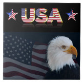 米国の旗 タイル (正面)