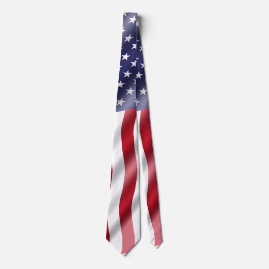 米国の旗 ネクタイ (正面)