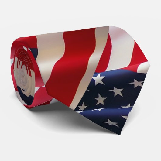 米国の旗 ネクタイ (ロール)