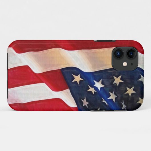 米国の旗-古い栄光のアメリカのプライド Case-Mate iPhoneケース (裏面(横))