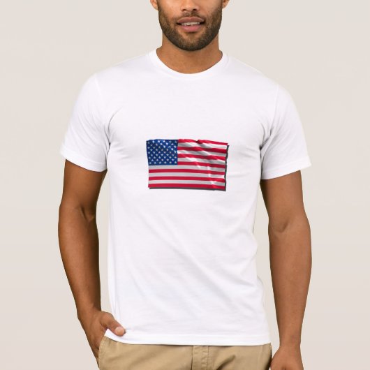 米国の旗 Tシャツ (正面)