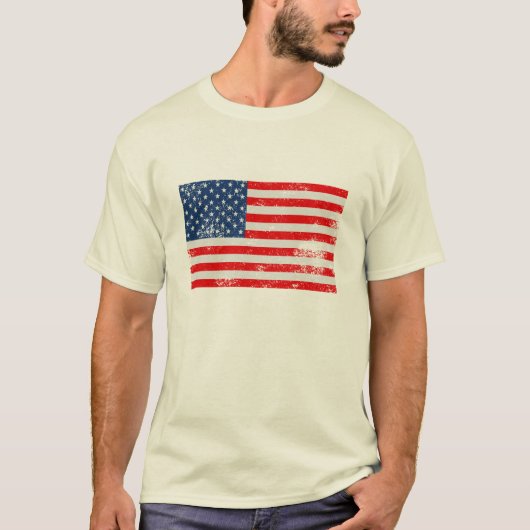 米国の旗 Tシャツ (正面)