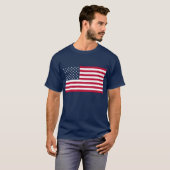 米国の旗 Tシャツ (正面フル)